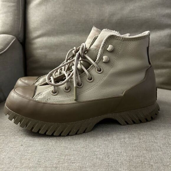 Chuck Taylor All Star Lugged 2.0 Counter Climate High Papyrus Sneakers Sz 6 - Picture 1 of 10